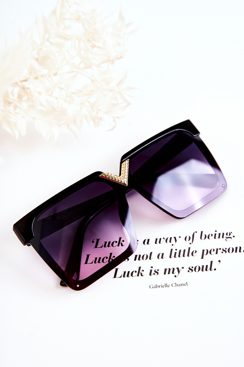 Квадратні сонцезахисні окуляри Ombre V130044 Чорно-рожеві