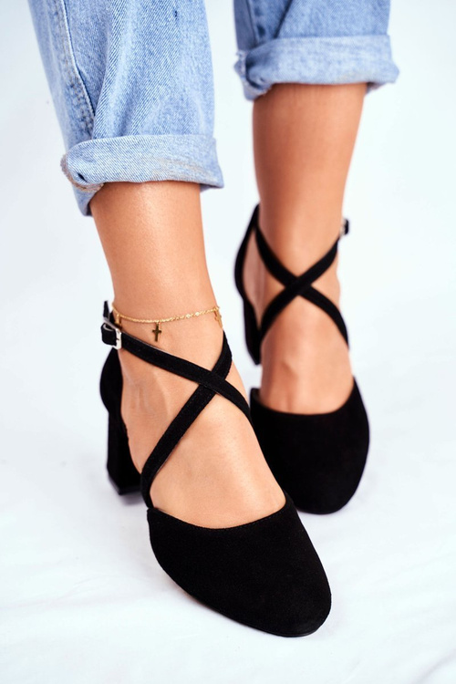 Жіночі човники Maciejka Black 04070-01