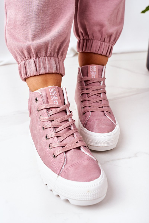 Жіночі кросівки Big Star High Warm Pink EE274113