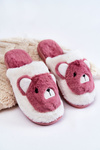 Жіночі хутряні тапочки з Тедді Рожевий і Білий Solly