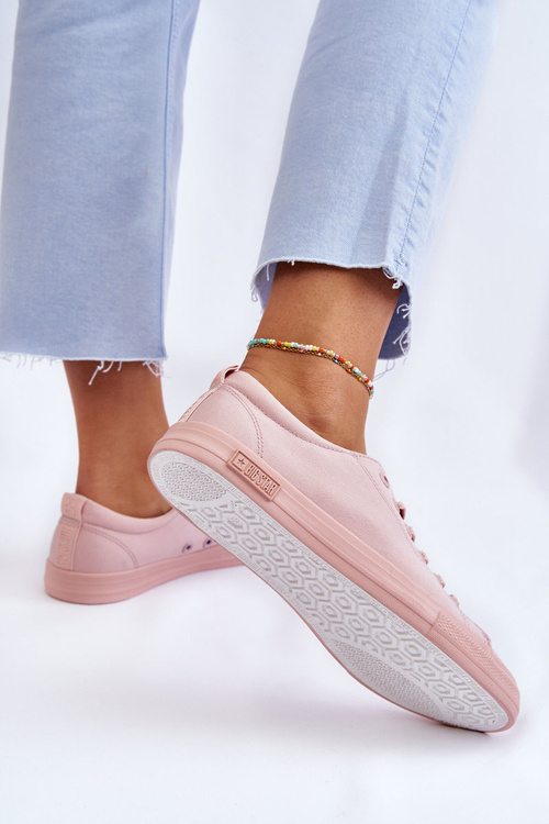 Жіночі низькі кросівки Big Star LL274059 Рожеві