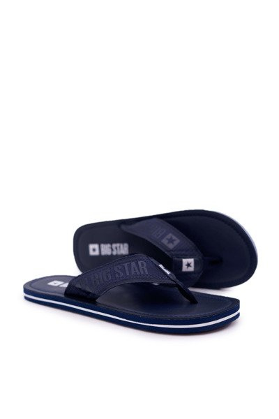 Чоловічі шльопанці Big Star Navy Blue DD174676