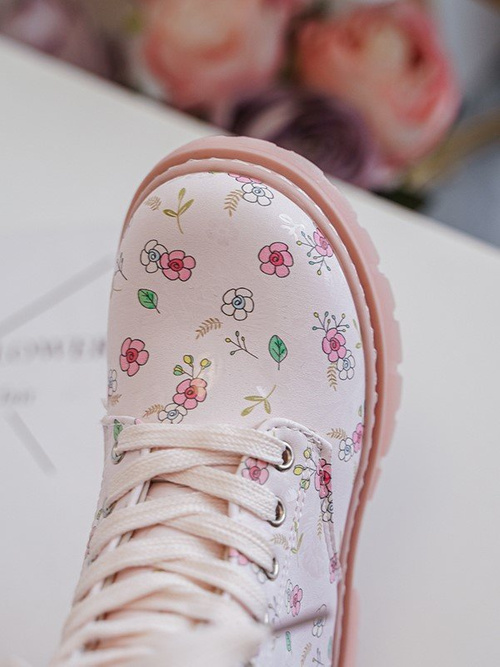 Дитячі утеплені чоботи на блискавці, рожеві Dolida