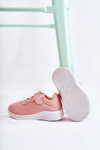 Дитяче спортивне взуття на липучці Lexy рожевого кольору