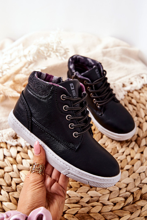 Дитячі утеплені спортивні черевики Big Star BB374132BS чорні