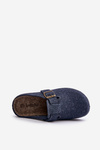 Чоловічі тапочки з пряжкою Preventive Slippers Inblu Navy Blue MT000012