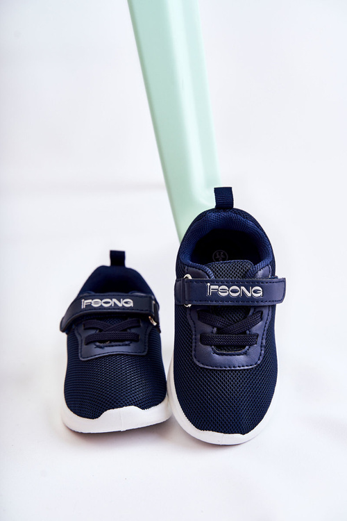 Дитяче спортивне взуття на липучці Blue Lexy