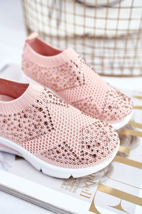 Взуття дитяче з цирконами Рожева Linda