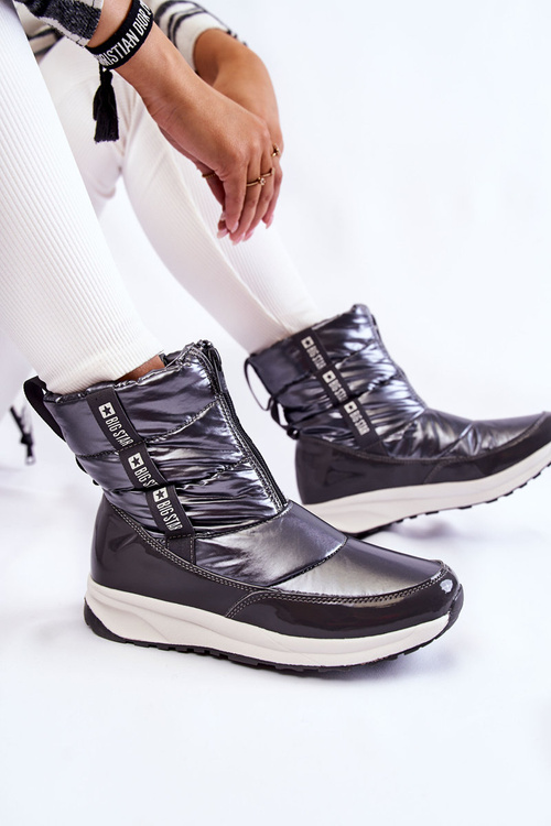 Чоботи жіночі Big Star KK274391 Темно-сірі