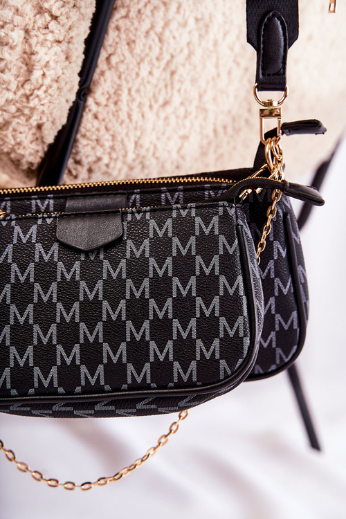 Жіноча сумка 3в1 Black Bormea