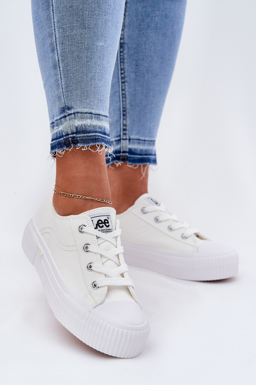 Жіночі Кросівки На Платформі Білі LEE ISLA C WOMEN LOW 50251001