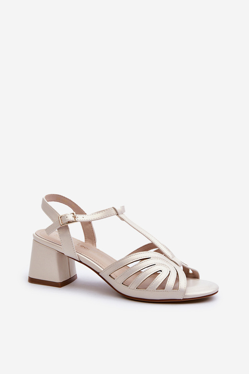 Жіночі лаковані босоніжки на високих підборах Sergio Leone SK880 Чорні