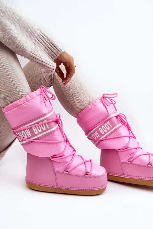 Жіночі високі зимові черевики Pink Venila