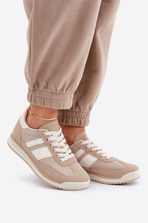 Низькі кросівки жіночі бежеві Sellira