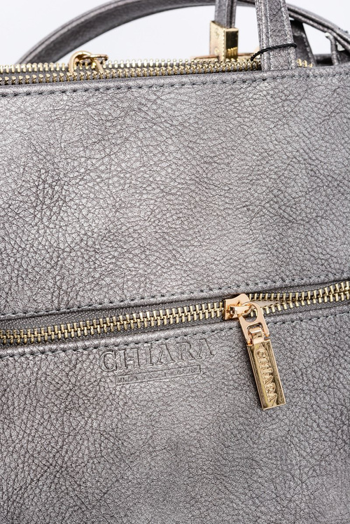 Велика срібна жіноча сумочка + саше + дзеркало ПОЛЬЩА