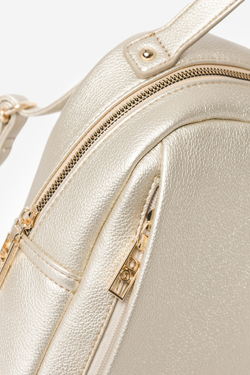 Жіночий маленький рюкзак з еко шкіри NOBO BAGP230-K023 Gold