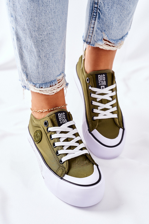 Кросівки на платформі BIG STAR II274024 Хакі