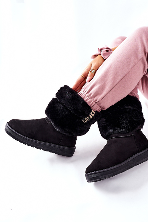 Жіночі зимові черевики Big Star II274123 Чорні