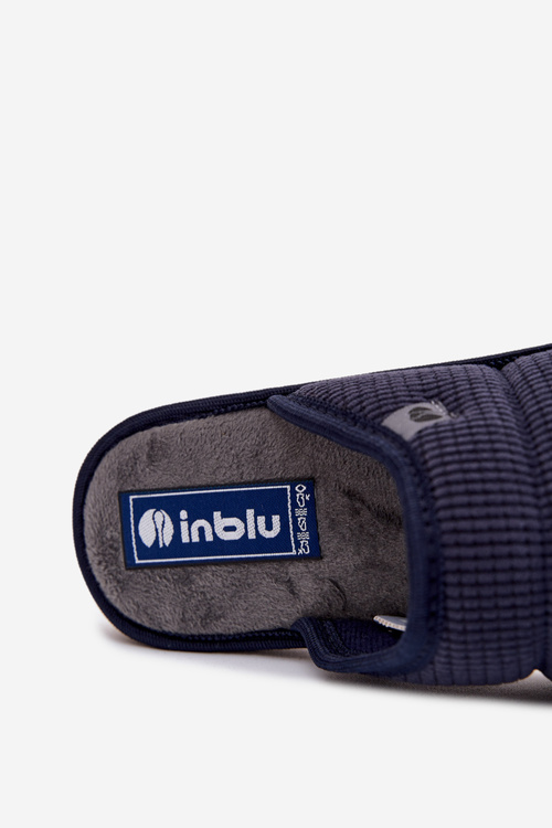 Зручне Чоловіче Домашнє Взуття Тапочки Inblu 91000027 Темно-синій