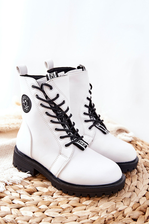 Дитячі розігріваючі пінетки Робочі Біла Розалі