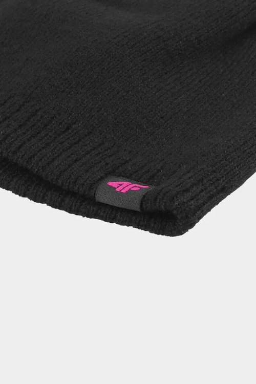 Жіноча зимова шапка 4F 4FAW23ACAPF285-20S чорна