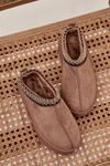 Дитячі молодіжні зимові черевики з вишивкою на платформі Khaki Jolisse