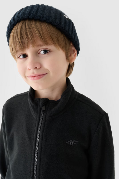 Фліс для хлопчиків з коміром 4F 4FJWMM00TFLEM245-20S чорний