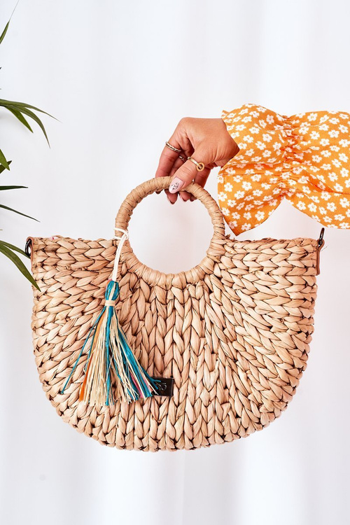 Плетений кошик для сумочки NOBO XK0490 Бежевий