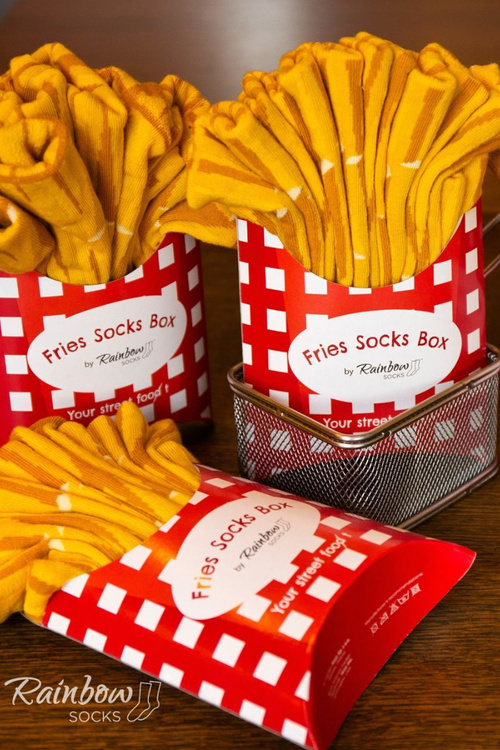 Набір шкарпеток Rainbow Socks фрі 2 пари