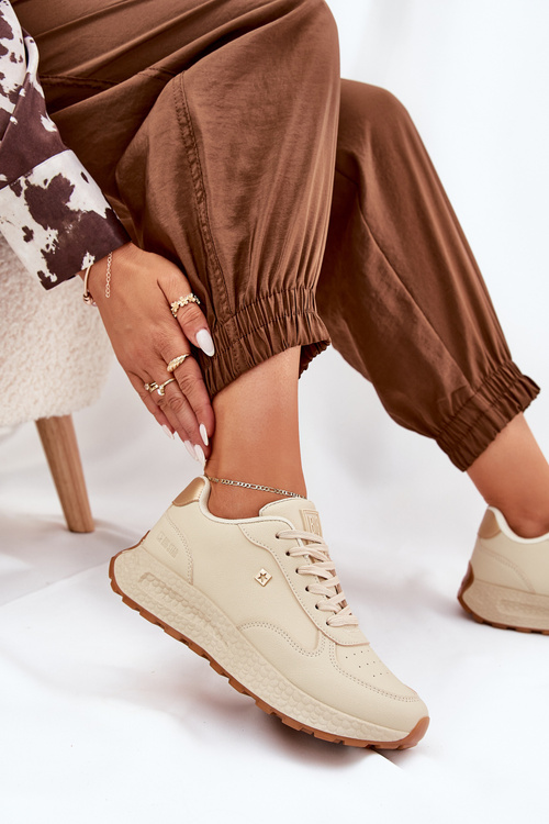 Легке Спортивне Взуття Для Жінок Big Star RR274630 HI-POLY SYSTEM Бежеві