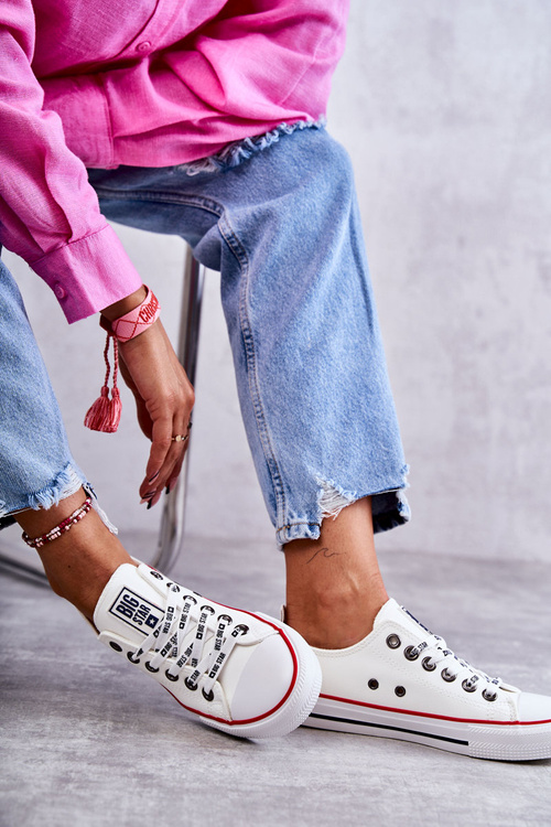 Жіночі шкіряні кросівки Big Star KK274095 Білі