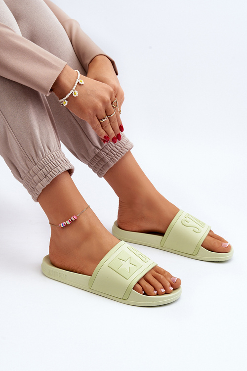 Жіночі шльопанці Big Star NN274A646 Lime