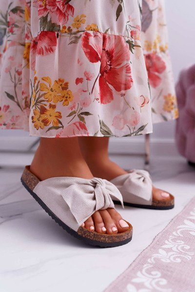 Жіночі пробкові шльопанці Cocard бежеві Randy