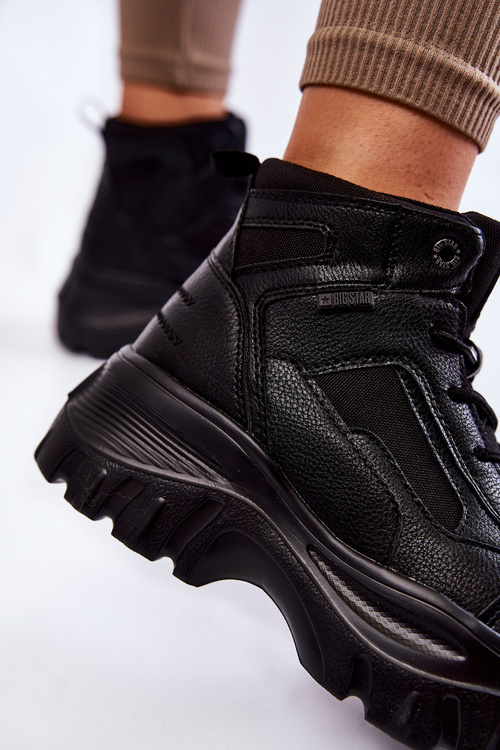 Модні черевики Memory Foam Big Star KK274371 Black