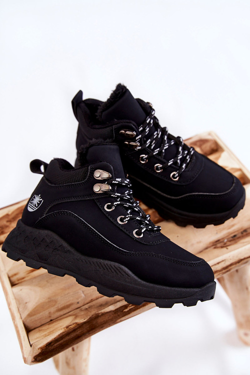 Дитячі теплі черевики Trappers Black Otto