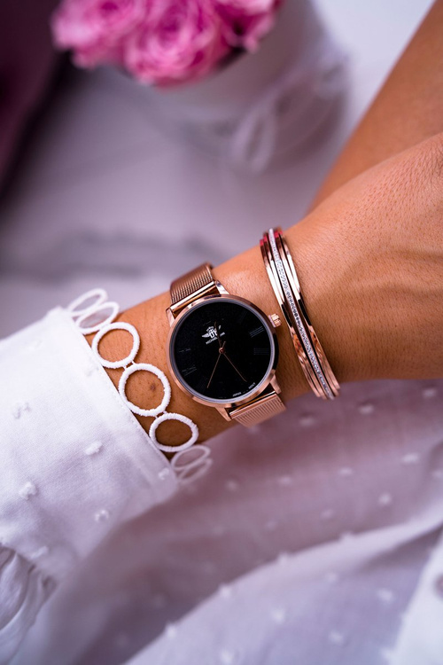 Жіночий годинник Michael John Pink Gold Vilanda