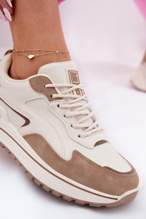 Жіночі кросівки Big Star RR274A216 HI-POLY SYSTEM Бежеві