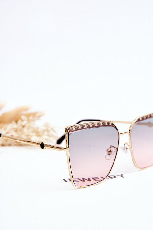 Великі сонцезахисні окуляри Prius V303 Gradient Green-Pink