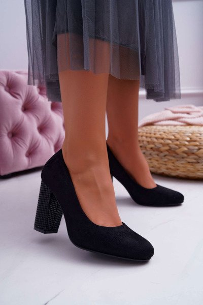 Жіночі туфлі Sergio Leone PB200 Suede Black Selva
