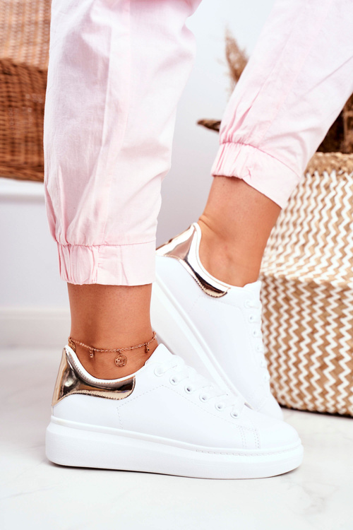 Жіноче спортивне взуття Lu Boo White Metallic Gold Matilda