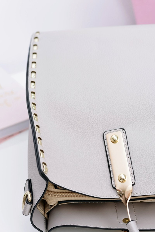 Пудрова прямокутна жіноча сумка Monnari