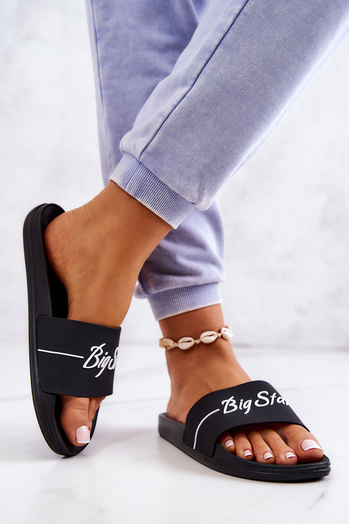 Класичні гумові тапочки Big Star JJ274A300 Чорні