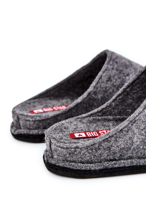 Класичні чоловічі тапочки Big Star KK176001 сірі