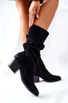 Жіночі високі чоботи Suede Black Ranafast