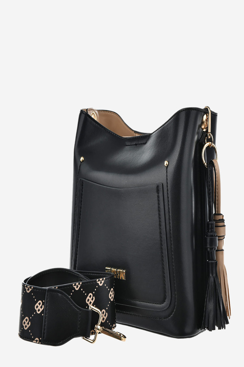 Маленька сумка з еко шкіри Big Star OO574139 Чорна