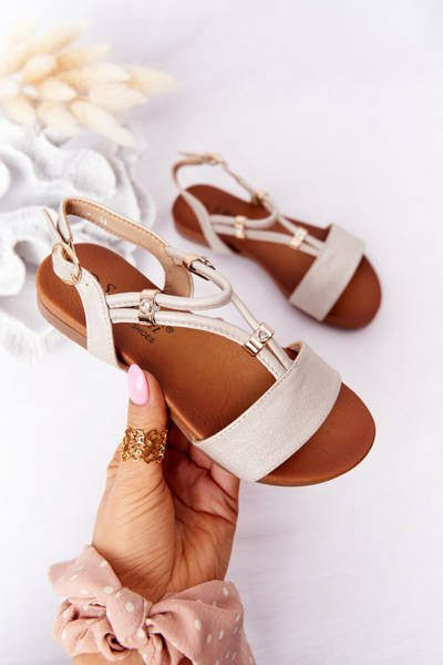 Дитячі босоніжки S.Barski Comfort Beige