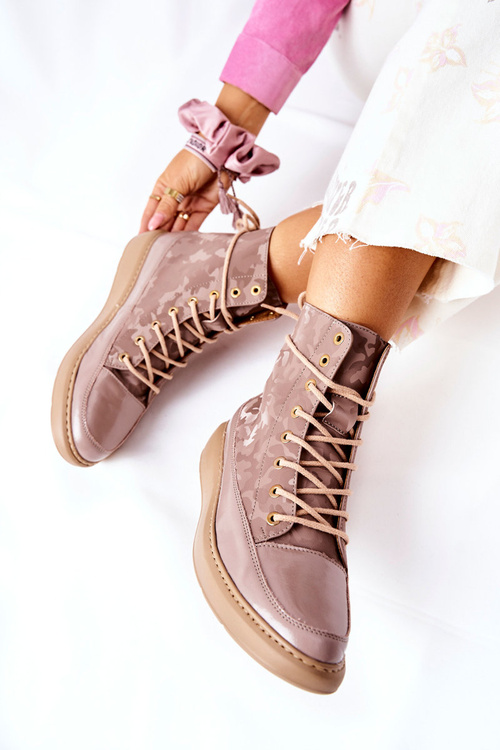 Спортивне шкіряне взуття Lewski 3034 Beige Moro