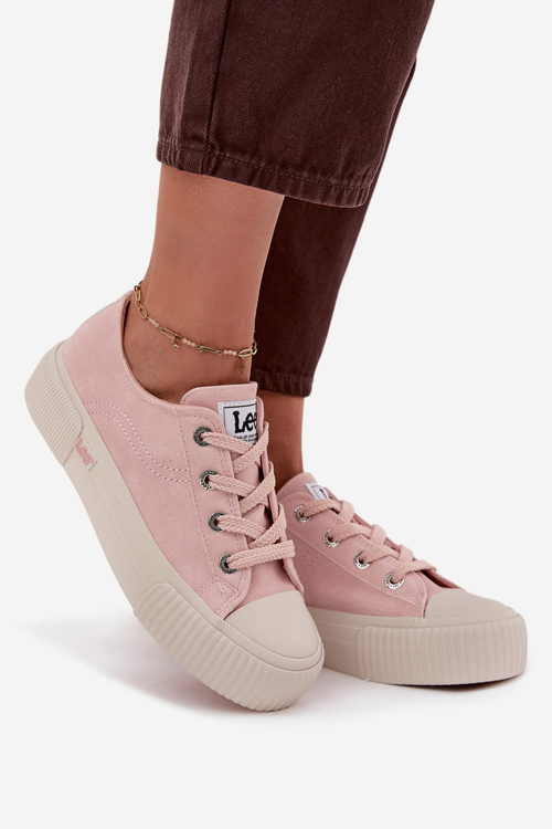 Жіночі кеди на платформі LEE ISLA C WOMEN LOW 50253001.78E Рожеві