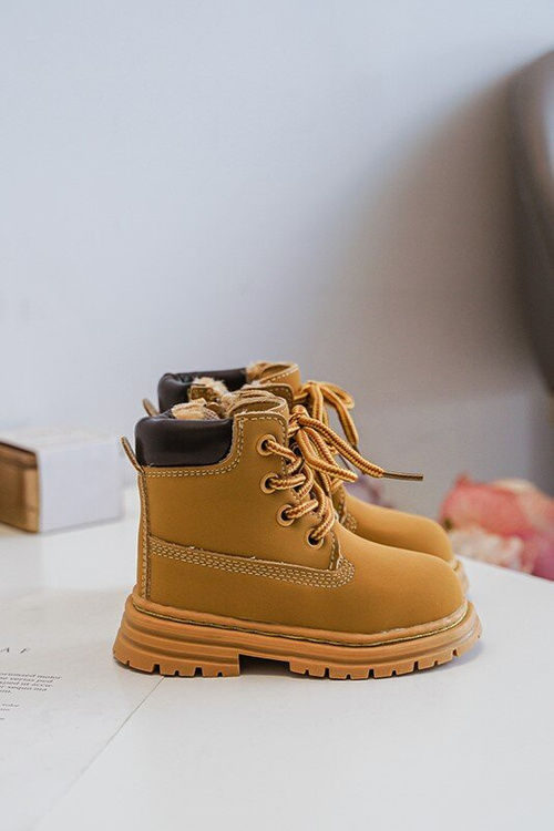 Дитячі черевики Trapper на блискавці Camel Bansi