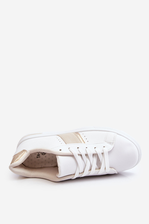 Жіночі спортивні туфлі на платформі білі Soris